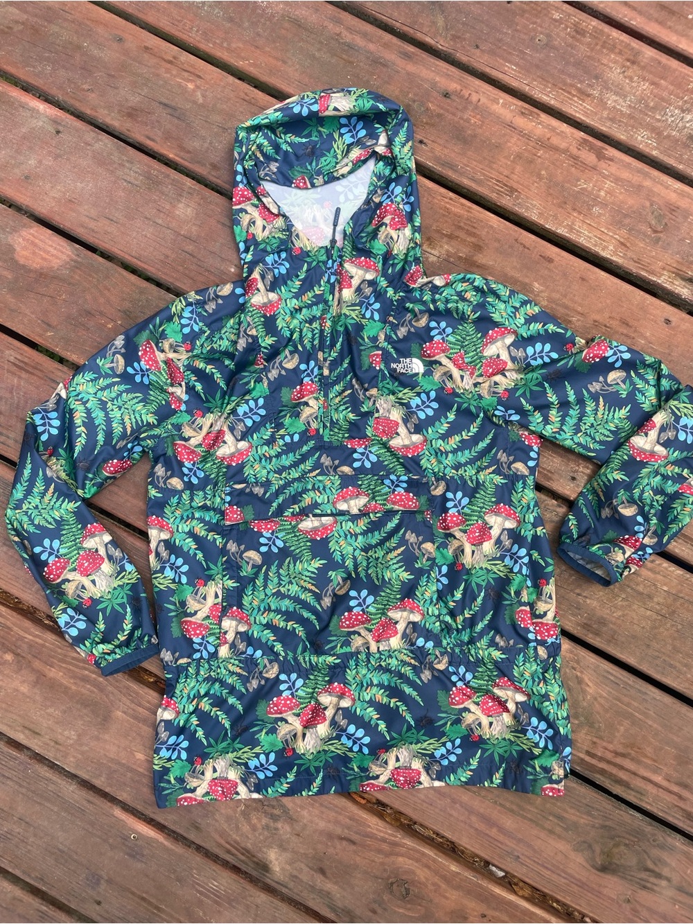 The North Face & 3 Fishes Collab Fanorak Windbreaker Stowaway Jacket